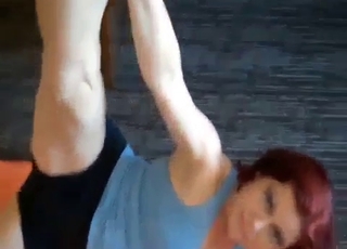 Redheaded mommy seducing you