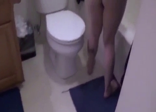 Jerking it while looking at mommy